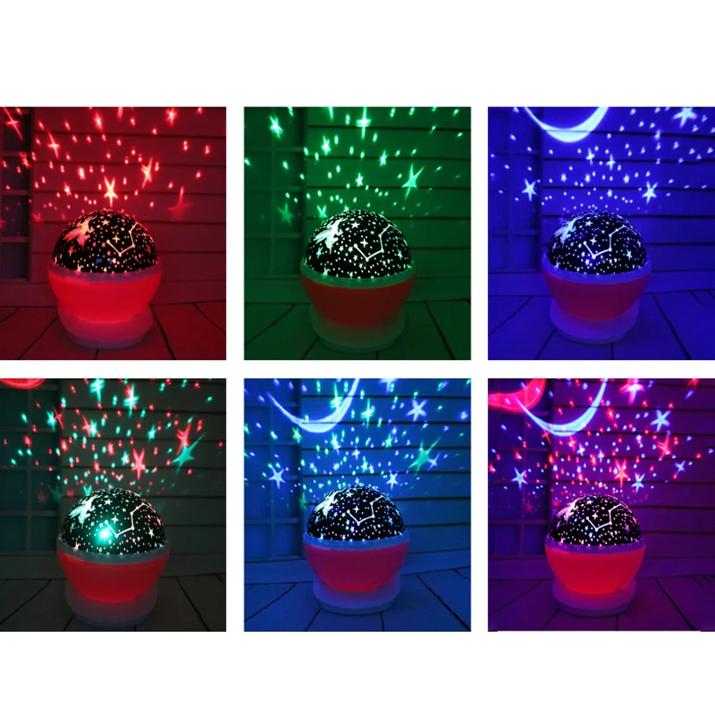 

Rotatable Night Light Lamp Projector Starry Romantic LED Projection Lamp SDF-SHIP