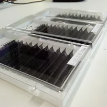 10 лотков/партия Упаковка микс наращивание ресниц C/D/L curl Индивидуальные ресницы ручной работы высокое качество макияж