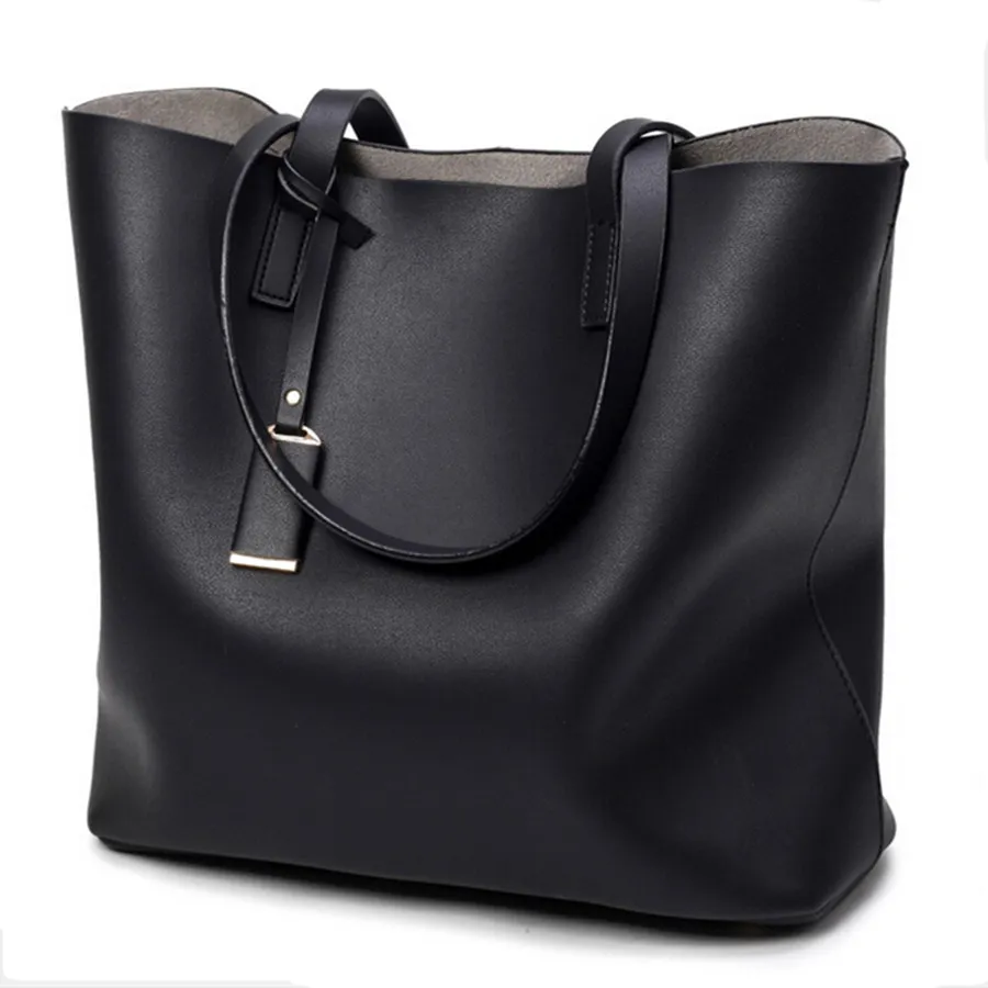 COOL WALKER High Quality Designer Women Leather Handbags Black Shoulder ...