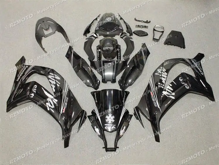 Мотоциклетный обтекатель abs комплект аксессуары для Kawasaki NINJA250 NINJA300 год корпусные детали прессформы ACEKITS Магазин № 0012