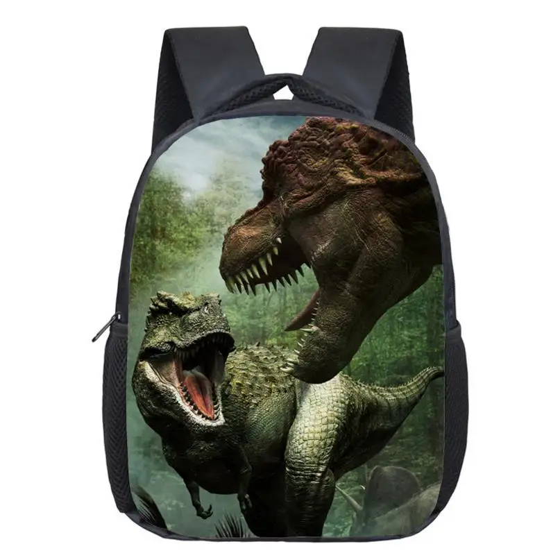 12 Inch Animals Dinosaur Backpacks 3D Dinosaur School Bags Baby Backpack For Children Kids Magic
