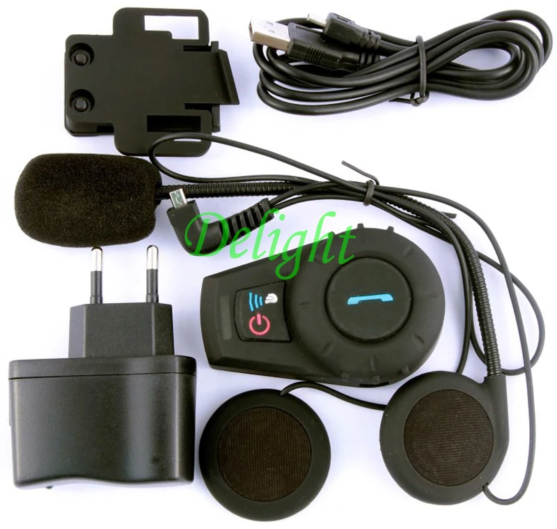 1 Pcs FDC Wireless Interphone GPS Speaker Headset Bluetooth Motorbike
