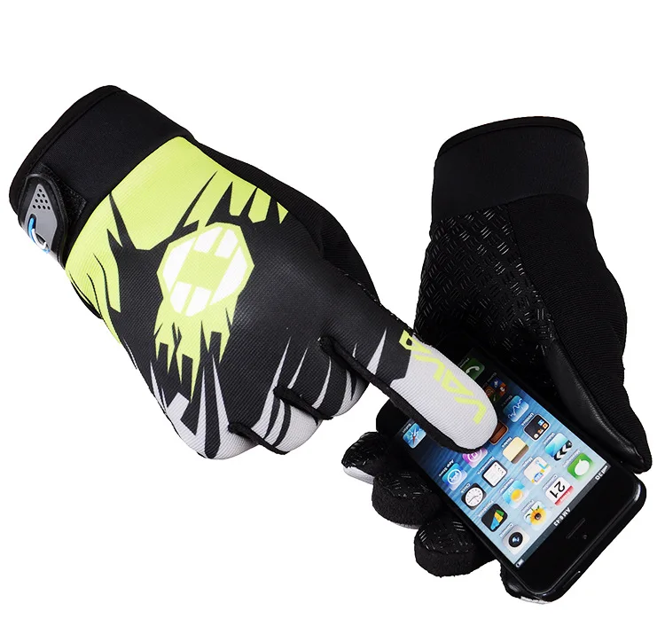 GLV931DMan and woman winter outdoor riding font b glove b font with fleece non slip touch