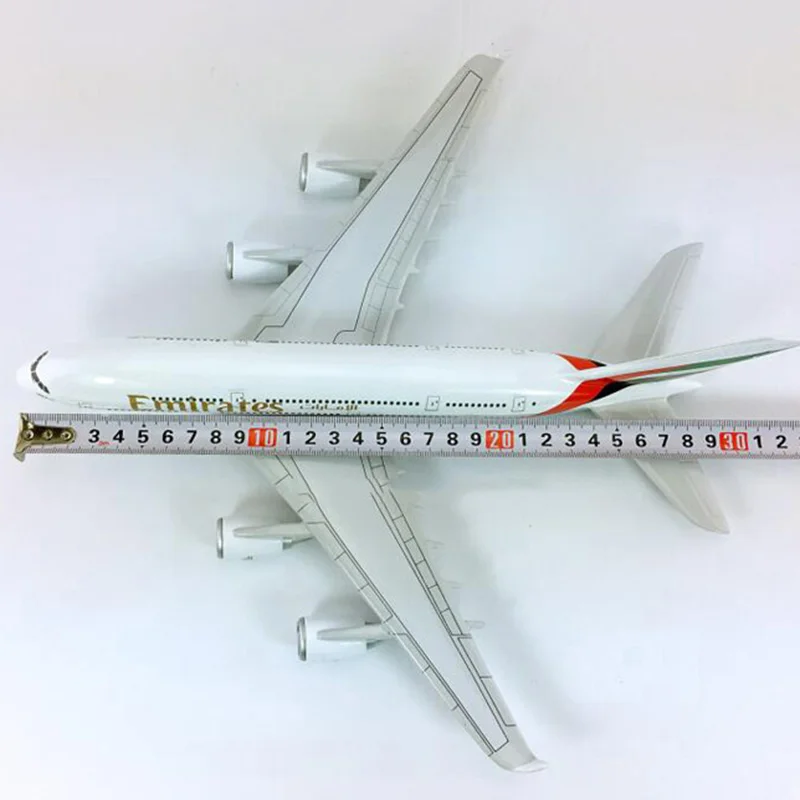 30 см 1:250 Airbus A380-800 модель ОАЭ самолет с базовым сплавом самолет коллекционный дисплей игрушка Коллекция украшения