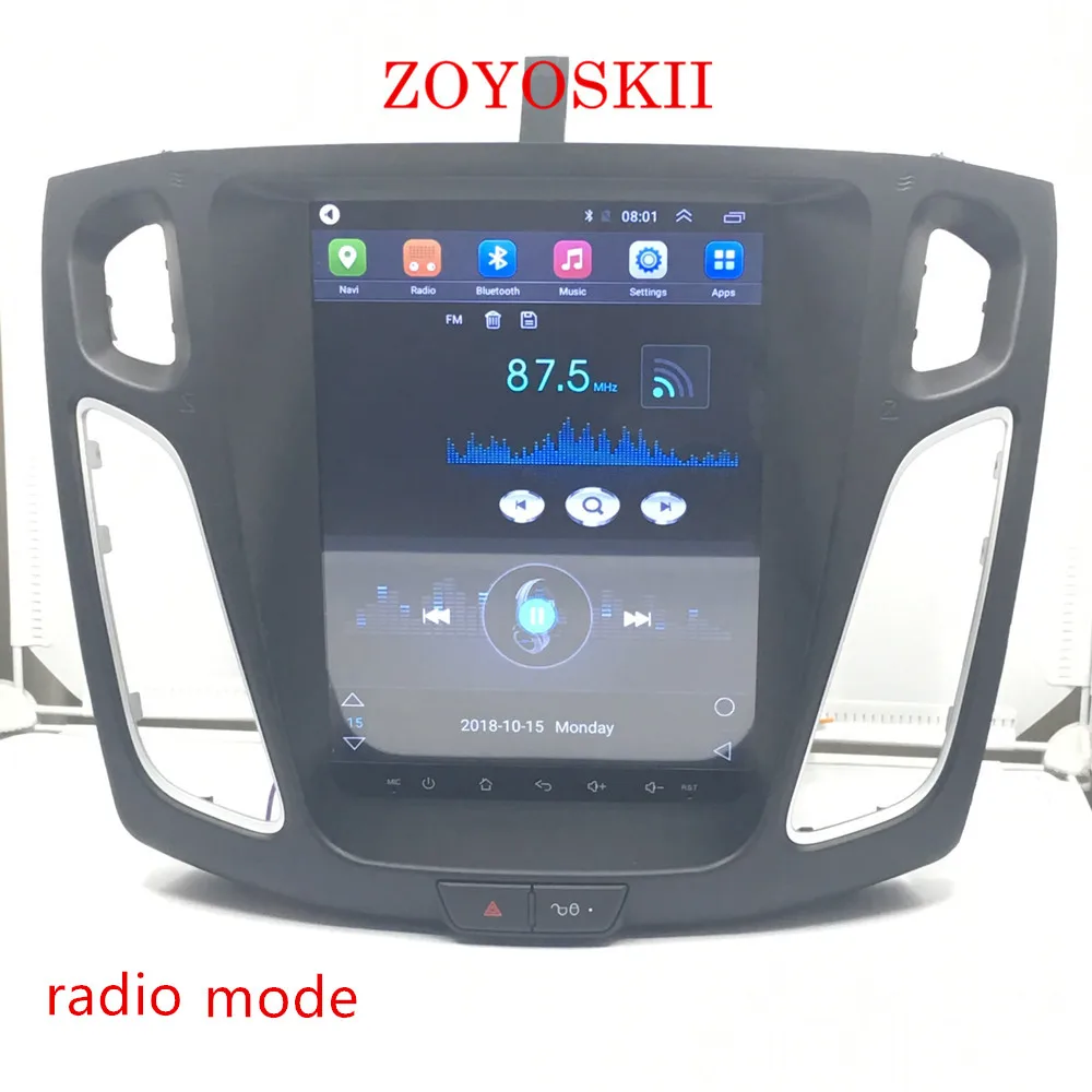 Excellent ZOYOSKII Android 9.0 10.4 inch IPS vertical screen car gps multimedia radio bt navigation player for ford focus salon 2012-2016 8