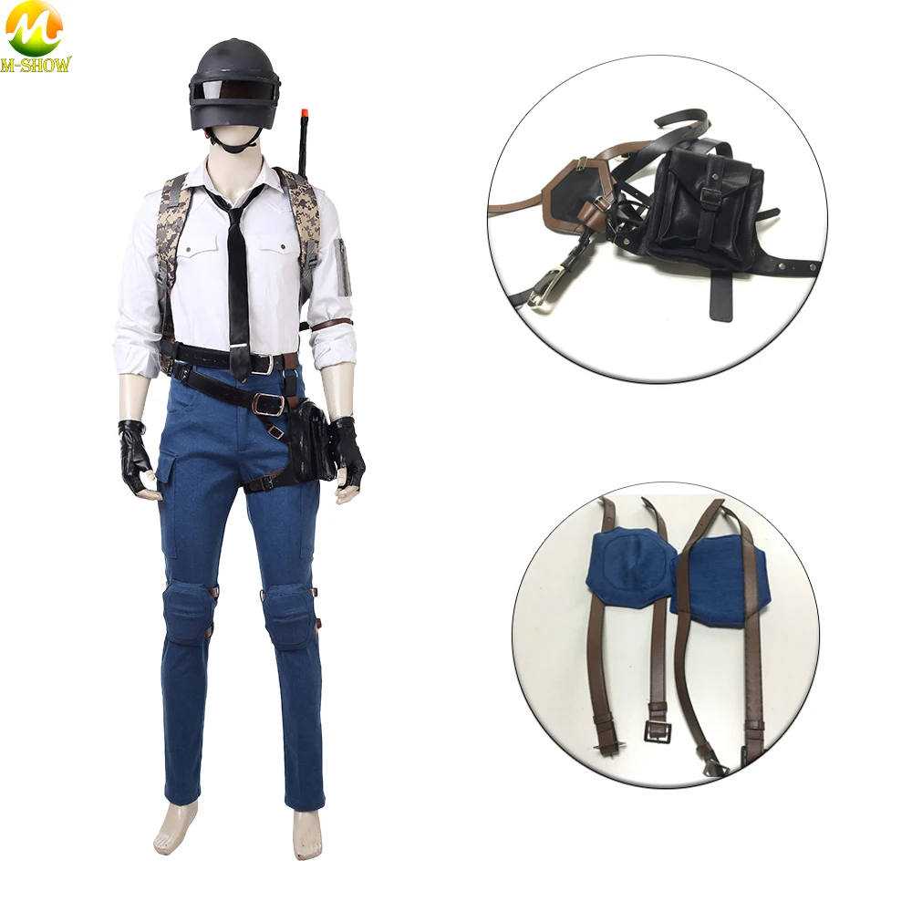 PUBG Game Playerunknowns Battlegrouds Waist Bags Cosplay Black Belt Props Men