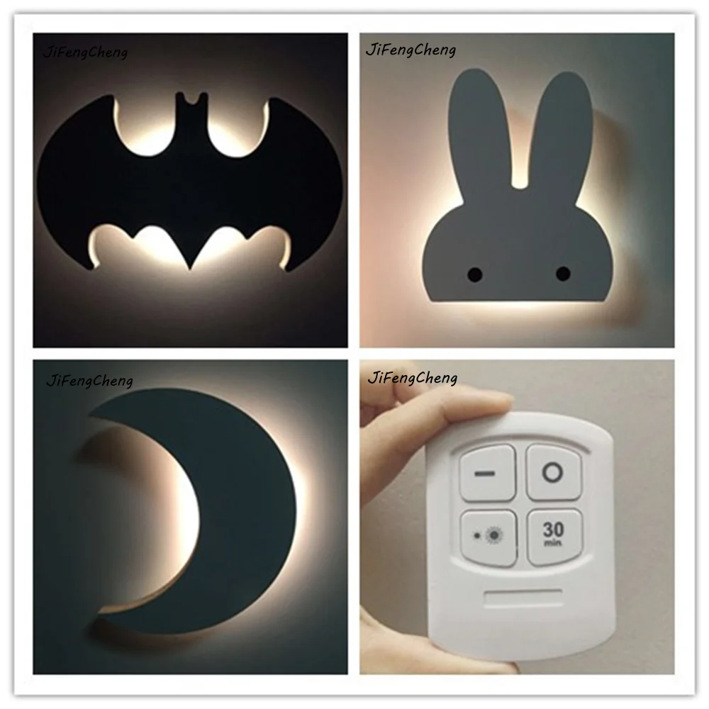 

JiFengCheng Kids Room Bedside Lamp Wall Lamp Cartoon Learn Reading Wall Lamp 110 ~ 220v Wall-mounted Wireless Wall Lamp