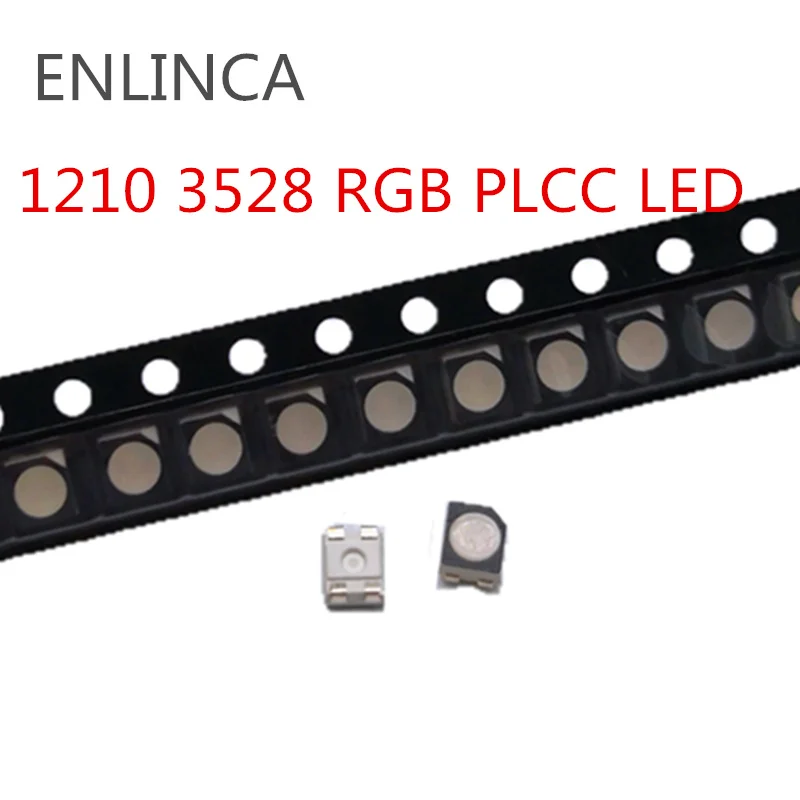 

100pcs RGB POWER TOP 1210 3528 SMD SMT PLCC-2 PLCC-4 LED Red Green Blue New