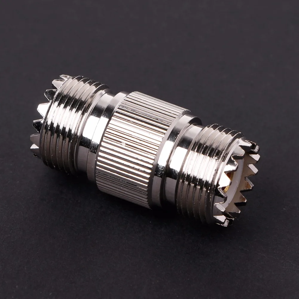 UHF PL 259 SO 239 Female To Jack прямой коннектор RF Adapter Nickel|Соединители| |