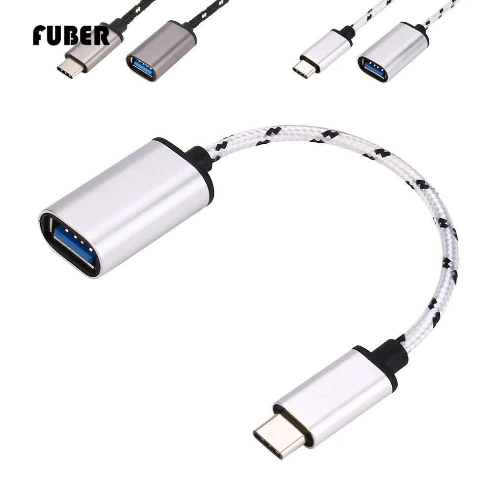 

Type-C USB-C OTG Cable USB3.1 Male To USB 2.0 Type-A Female Adapter Connector For Drop Shipping