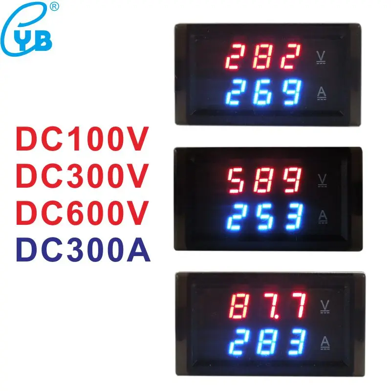 Buy Digital DC 300V 300A Voltmeter Ammeter Voltage