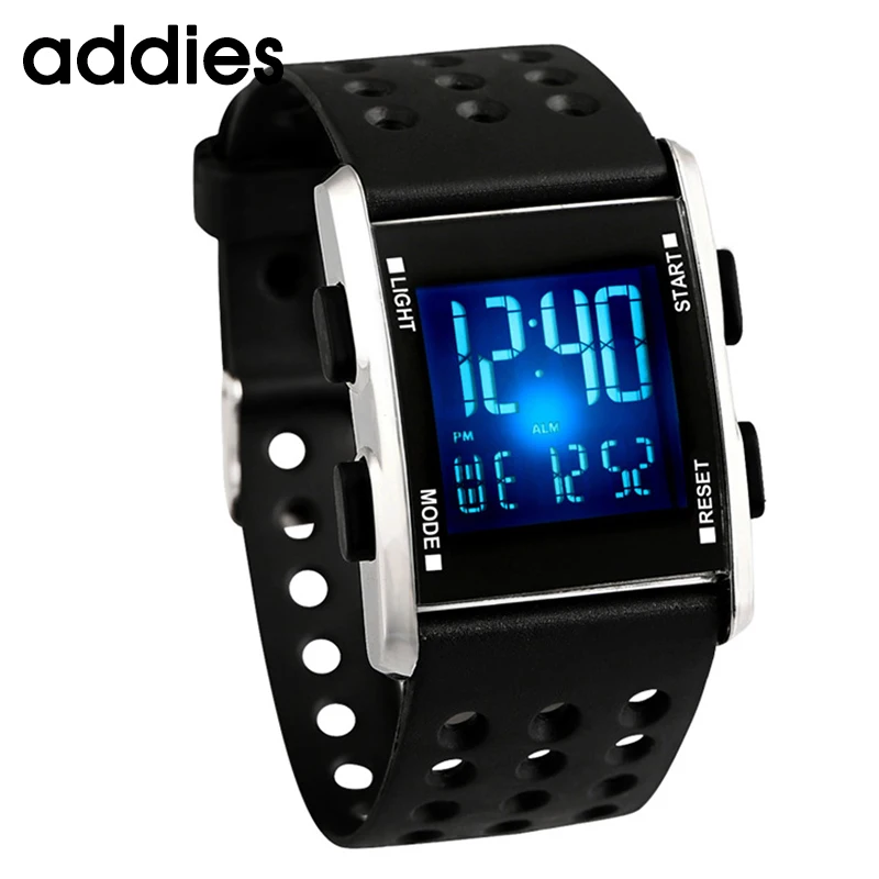 Men led Wristwatch Waterproof font b Electronic b font Sport watches Casual Fashion Digital Clock Running