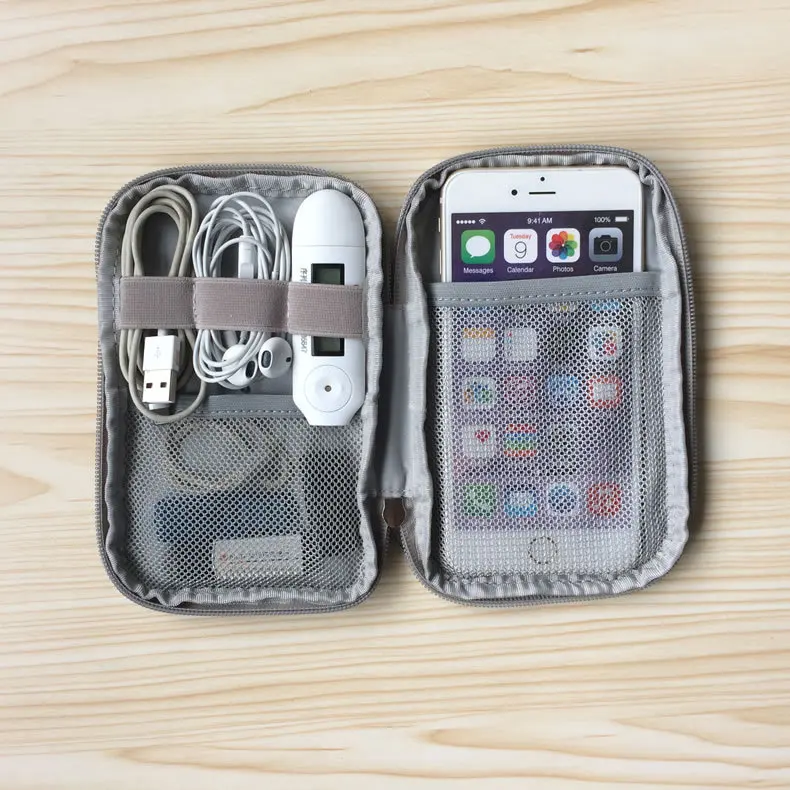 Travel Kit Small Bag Mobile Phone Case Digital Gadget Device USB Cable Data Cable Organizer Travel Inserted Bag Storage Bag Travel Kit Small Bag Mobile Phone Case Digital Gadget Device USB Cable Data Cable Organizer Travel Inserted Bag Storage Bag