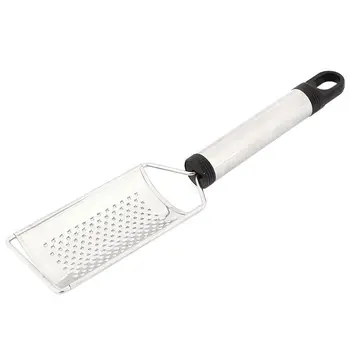

LHBL Kitchen Tool Paddle Vegetable Fine Ribbon Zester Grater Shredder Rasp Silver