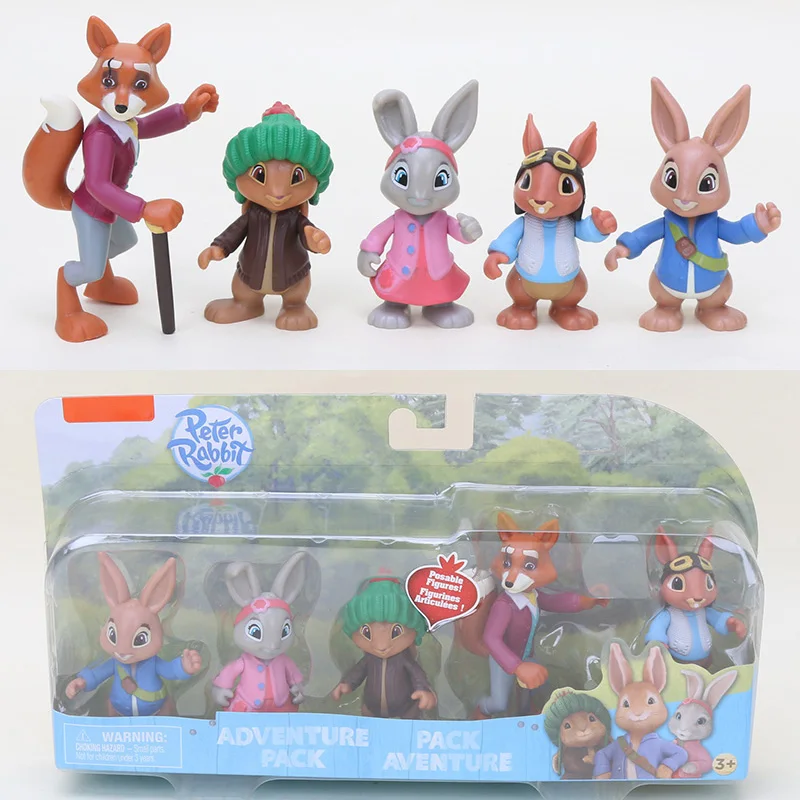 peter rabbit collectible figure set