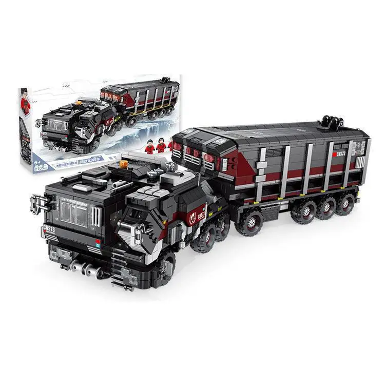 

Wandering Earth Truck carrier vehicle loader Military Series Building Blocks Bricks Compatible Model toys Panlos 628001