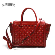 Сумка из натуральной кожи Новая роскошная тисненая сумка модная сумка-мессенджер женские сумки крыло пакет