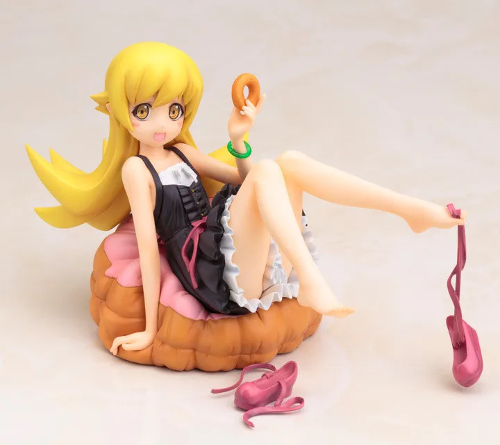 13 см Monogatari Nisemonogatari Oshino Shinobu фигурка ПВХ Коллекция Модель игрушки brinquedos Для Рождественский подарок