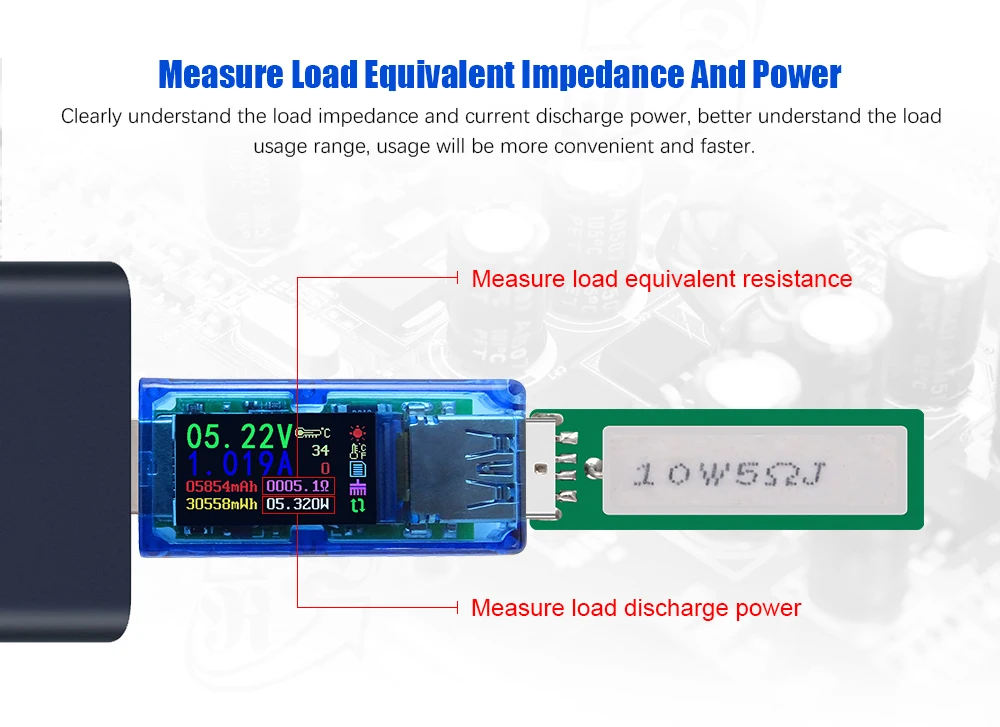 AT34 USB 3,0 цветной ЖК-Вольтметр Амперметр измеритель напряжения тока мультиметр Зарядка батареи банк питания USB Тестер