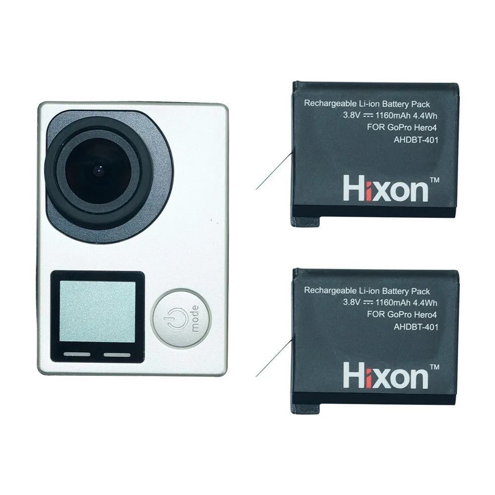 Аккумулятор Hixon для GoPro HERO 4 и AHDBT 401 аксессуары фотокамеры высокого качества|battery for