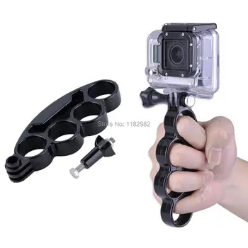 

tracking number + Handheld Plastic Knuckles Fingers Grip Ring Monopod Tripod Mount for GoPro Hero 4/3+/3/2/1 SJCAM Sport Camera