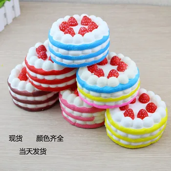 

Photo props Simulation Bread Cake PU slow rebound shooting unzipping props popular style background