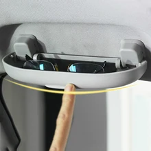 Porta óculos de sol vciic, caixa armazenadora de óculos de sol para mitsubishi asx lancer 10 9 outlander pajero for ford focus 3 kia