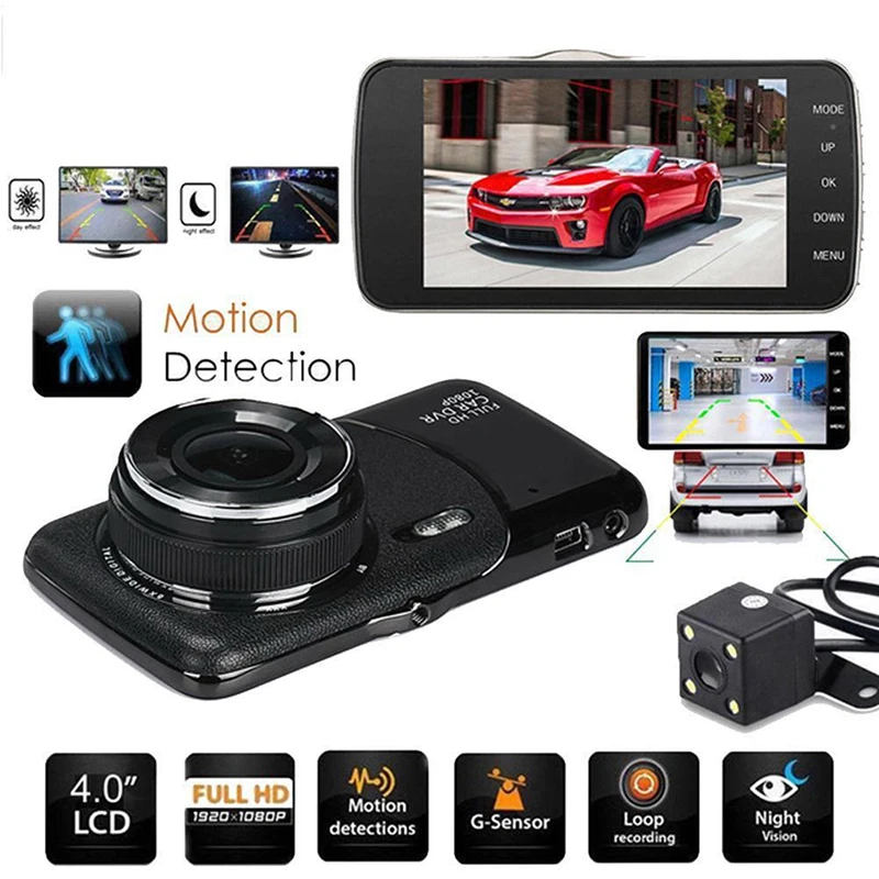 Car DVR Recorder 1080P Full HD Car DV 170 Degree Wide Angle g-Sensor Night Vision Loop Cycle Recording ultimate video processing