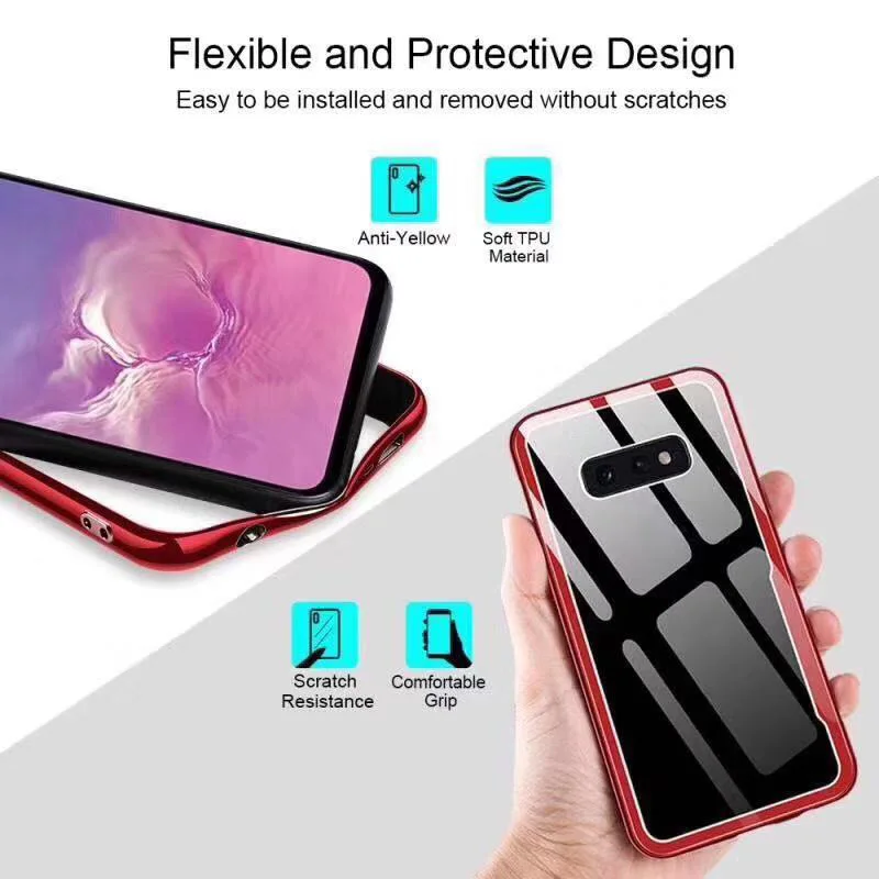 

2019 New TPU Transparent Glass Mobile Phone Protective Shell
