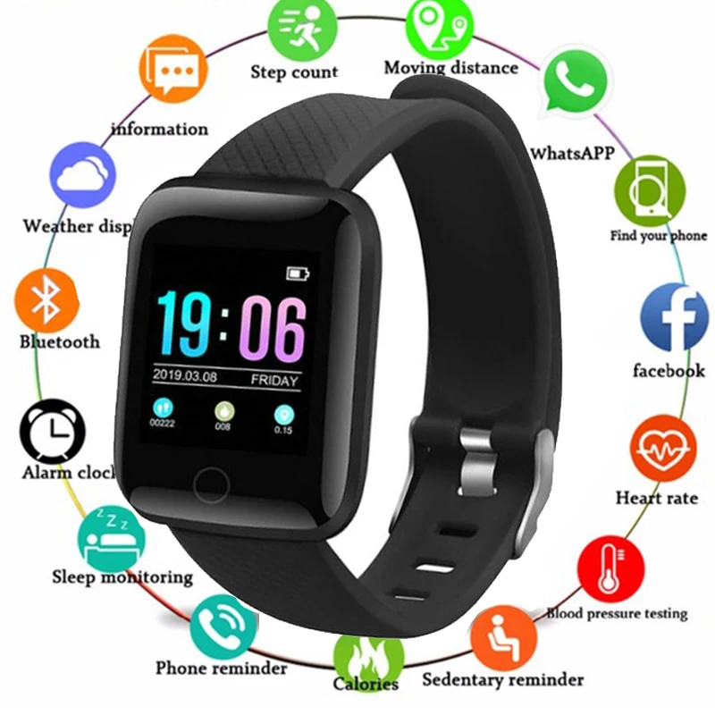 

D13 1.3 Inch Smart Watch Men IP67 Waterproof Heart Rate Monitor Smartwatch Women For Android IOS Apple Watch Phone PK A1 GT08