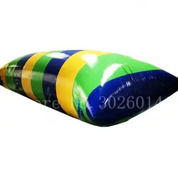 Бесплатная доставка Надувные прыжки Blob 0,9 мм ПВХ материал надувная водная катапульта водяная подушка подпрыгивая Сумка бесплатная насос