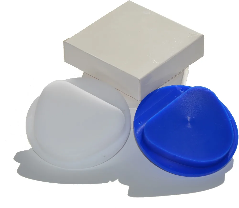 

Whole sale Price 20 PCS/lot 89*71*12mm Blue & White Color Dental Carving Wax Blocks for Amann Girrbach System