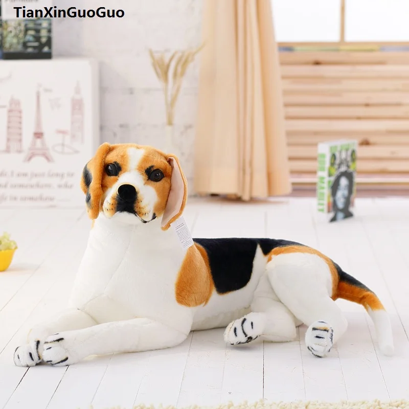about 42cm lying beagle dog plush toy soft doll birthday gift s0181in Stuffed & Plush Animals
