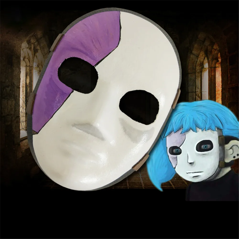 

20.5cm X 15cm Sally Face Mask Sallyface Cosplay Mask Sally Masks wigs Game Sallyface Cosplay Costume Accessories Props