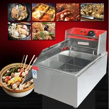 1PC FY-15 Electric multi-functional commercial Single cylinder kanto cooking machine Snack equipment cooking pot