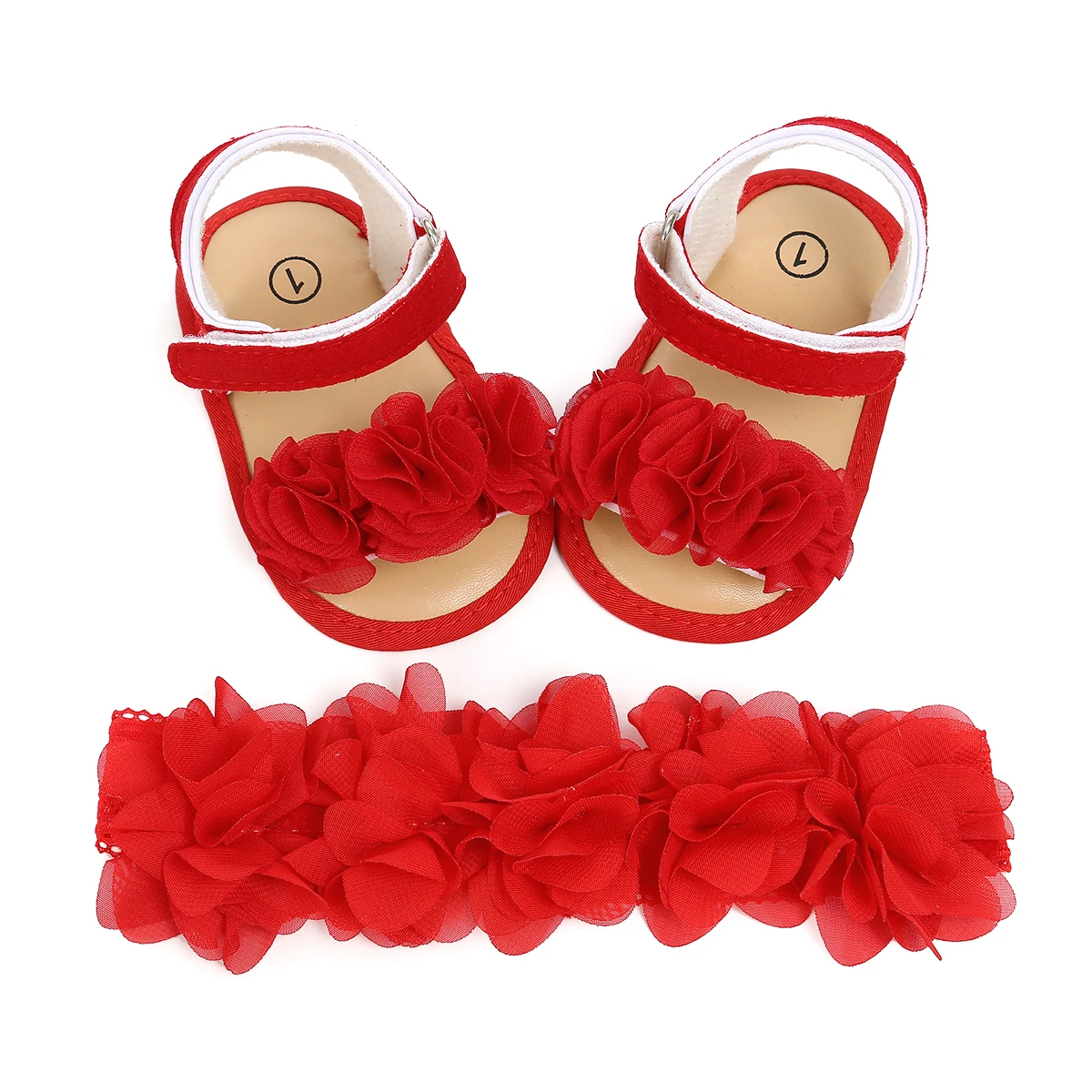 Детский пинетки для младенцев для новорожденных девочек; мягкая подошва; обувь принцессы с розами для детей 0-18 месяцев - Цвет: B