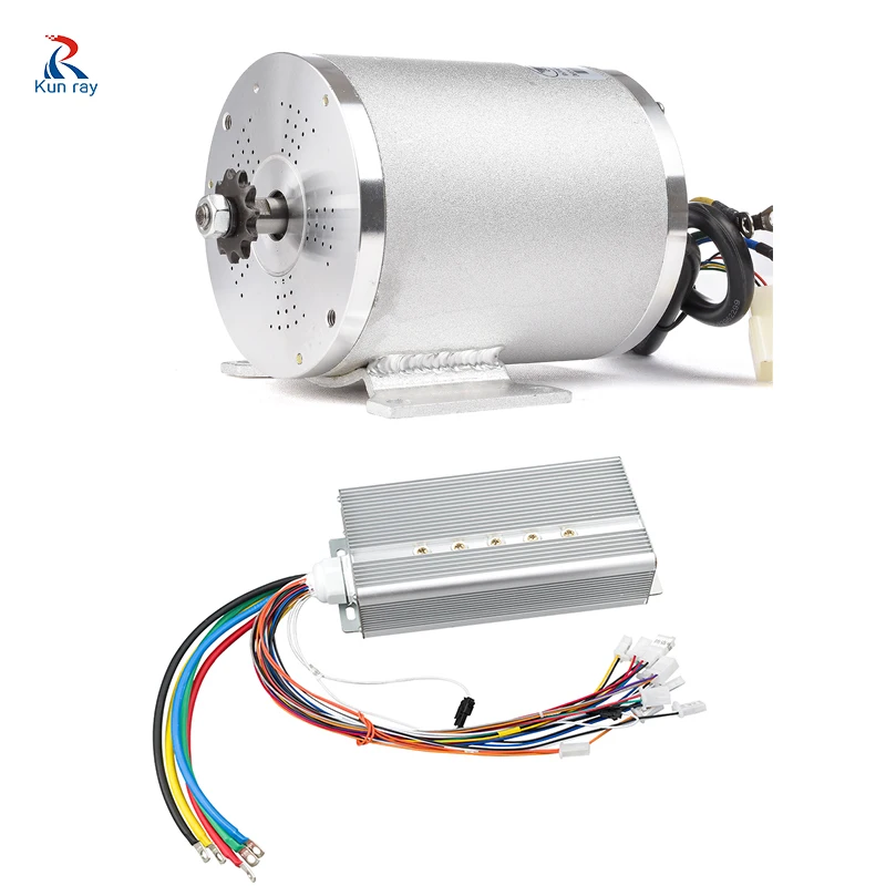 Top 72V 3000W 50A 80A Electric Motor For Motorcycle Electric Bike Conversion Kit With Battery Motor Bike Accessories Controller Part 0