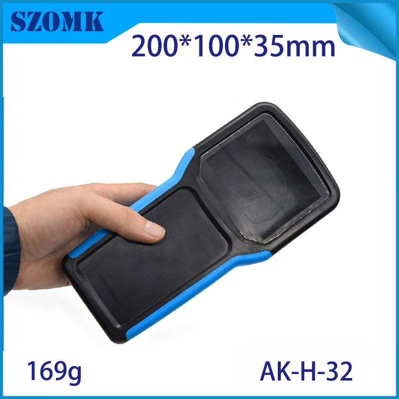 szomk-plastic-box-enclosure-electronics-project-box-junction-box-plastic-housing-abs-electrical-handheld-enclosure-control-box-5xAA-battery-(14)