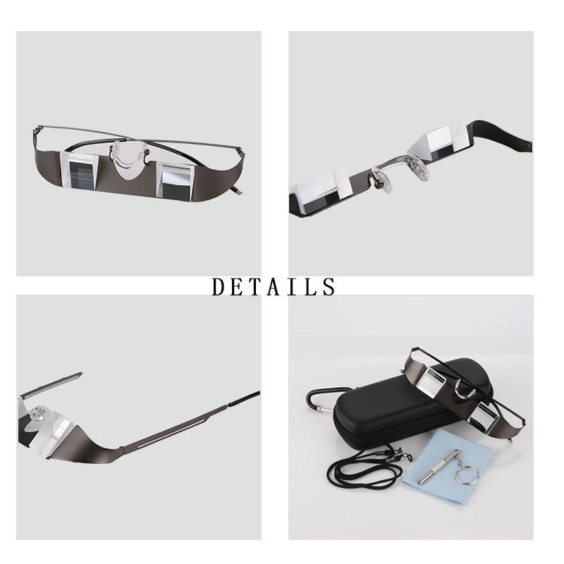 Kingopt наружные очки для альпинизма ленивые горизонтальные Призма очки для альпинизма кемпинга походные очки