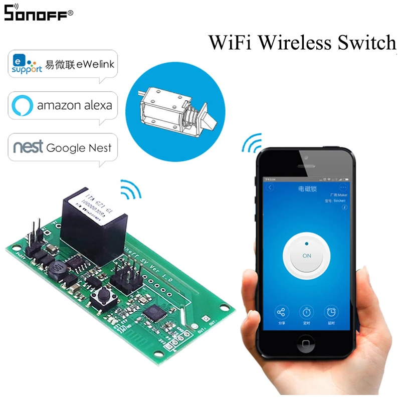 Sonoff SV Safe Voltage WiFi Wireless Switch Module Timing for IOS Android Smart home Support Secondary Development 5-24V | Электроника
