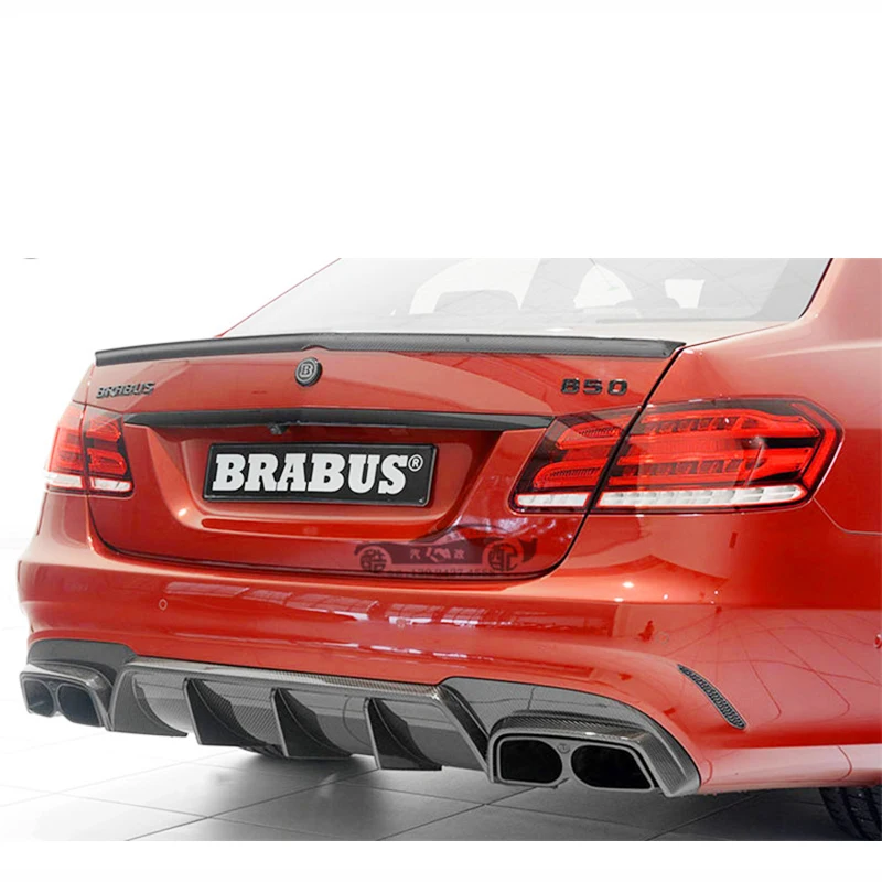 W212 диффузор заднего бампера из углеродного волокна для Benz Facelift E200 E300 спортивный