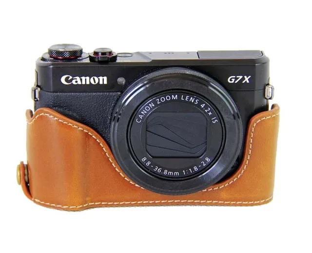 New Leather Camera Video Case For Canon Powershot G7XII G7X mark 2 G7X