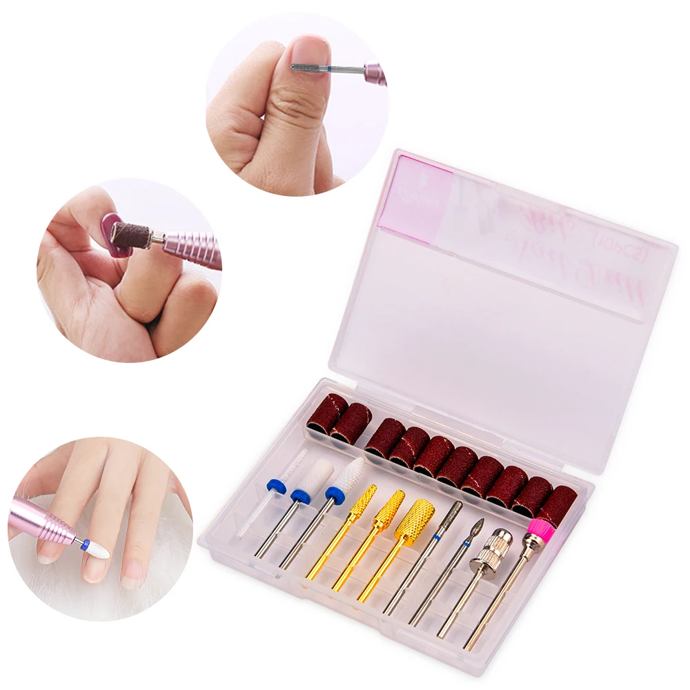 

Ceramic Nail Drill Bits Set Nail Files Electric Machine for Manicure Rotate Burr Polishing Tools Cutters Manicure Accessory Tool