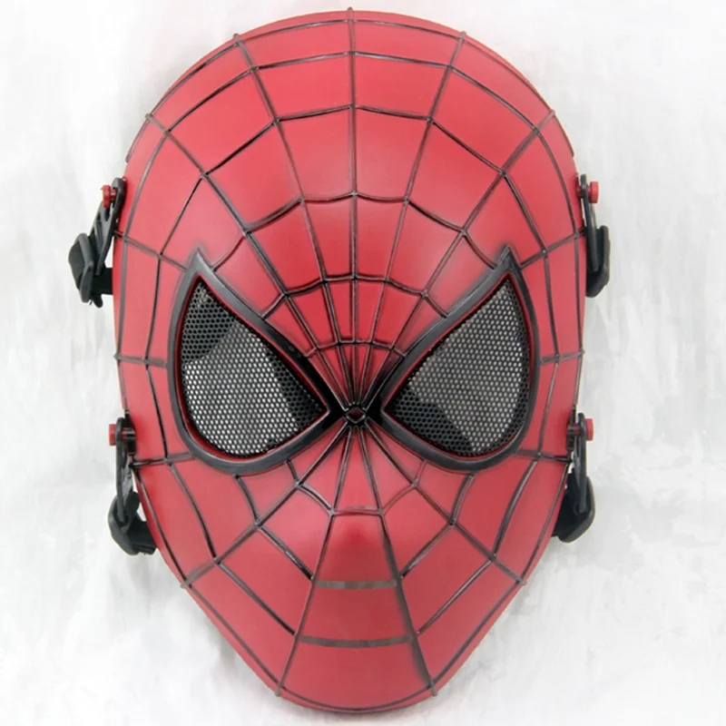 DC19 Человек-паук военно-Тактические Airsoft Череп Полный маска Открытый Wargame Пейнтбол Косплэй Хэллоуин вечерние защиты Шестерни
