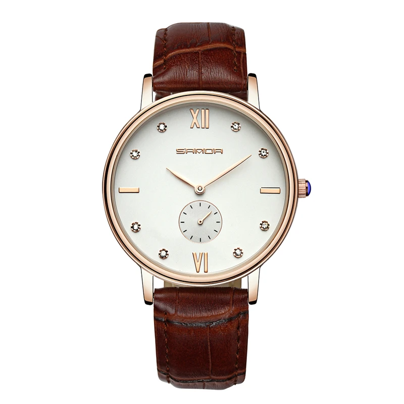 2018 Fashion Men Women Luxury Lover Quartz Watches Waterproof Leather Wristwatches Couples Business Casual Watch Relojes Hombre