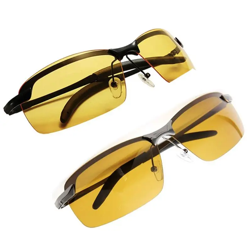 Мужские поляризованные солнцезащитные очки для вождения, очки ночного видения, очки для уменьшения бликов