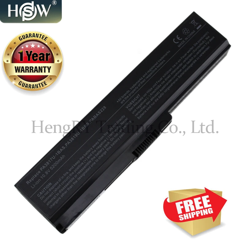 Аккумулятор HSW 4400 мАч для Toshiba Satellite L745 L740 L655 L750 L750D L755|Аккумуляторы ноутбуков| |