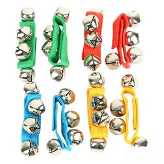 Brinquedos do Bebê Chocalhos do Bebê Pces Lote Bebê Mão Sino Wrist Wrap Novos Crianças Pulseira 12×2.5 cm Frete Grátis. Atacado 20 – 10 Par