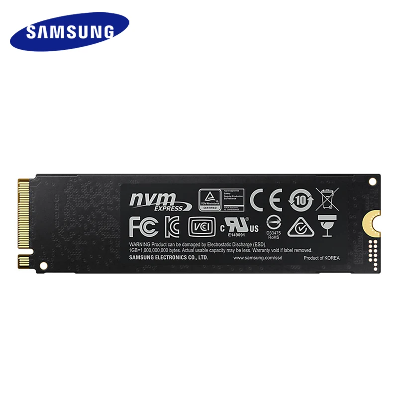 Samsung SSD 512GB 1 ТБ 970 RPO NVMe M.2 3500 M/2300 M Внутренний SSD твердотельный жесткий диск NVMe 970 RPO SSD PCIe 3,0x4, NVMe 1,3