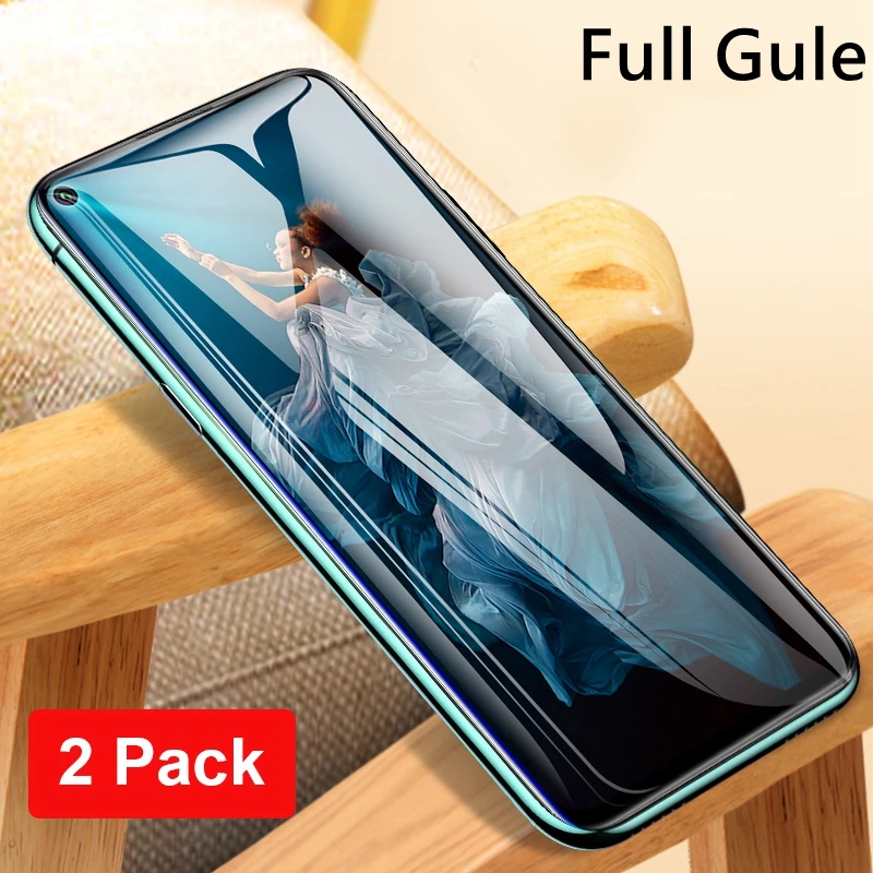2Pcs Full cover Tempered Glass for Huawei honor 20 on Phone Screen Protector Pro | Мобильные телефоны и аксессуары